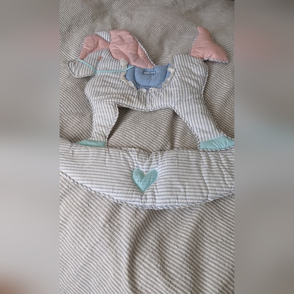 Soft Quilted Style Rocking Horse Wall Decoration for Baby Nursery - Picture 2 of 5